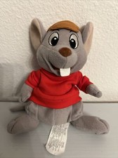 DISNEY THE RESCUERS BERNARD STUFFED PLUSH BEAN BAG TOY PRE-OWNED 