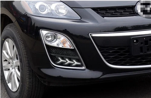 Pair For Mazda CX-7 2010-2012 Front Bumper Fog Lamp Modified LED Tricolor - Picture 5 of 7