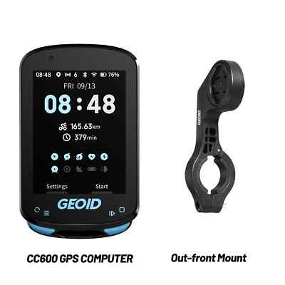 GPS Navigation Bike Computer Colorful Screen Wireless Bicycle Speedometer Wifi