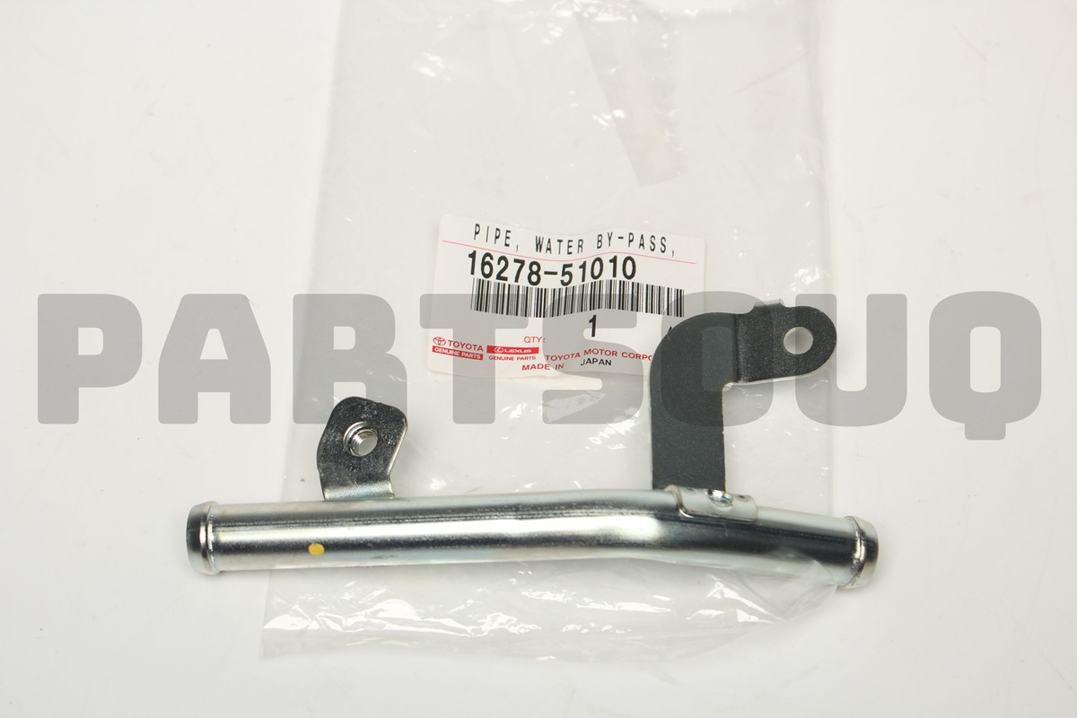 1627851010 Genuine Toyota PIPE, WATER BY-PASS, NO.2 16278