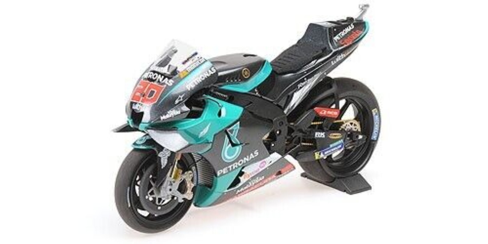 Miniature Moto GP 1/12 Yamaha YZR M1 Quartararo de Collection Premium