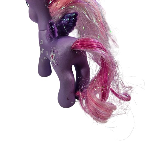 My Little Pony G3 Starsong Pink Tinsel Hair Glitter wings Purple - Picture 4 of 6