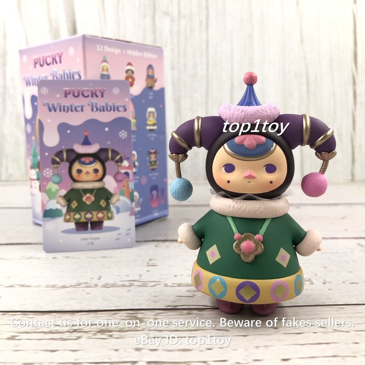 POP MART PUCKY Winter Babies Little Flower Mini Figure | eBay