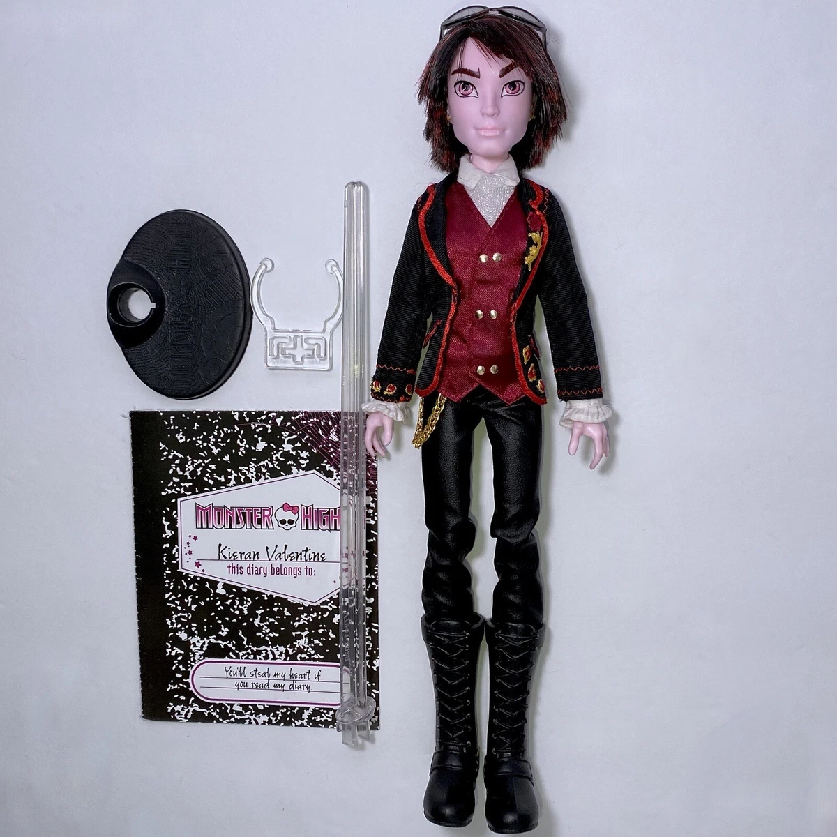 Monster High SDCC Kieran Valentine doll Rerooted