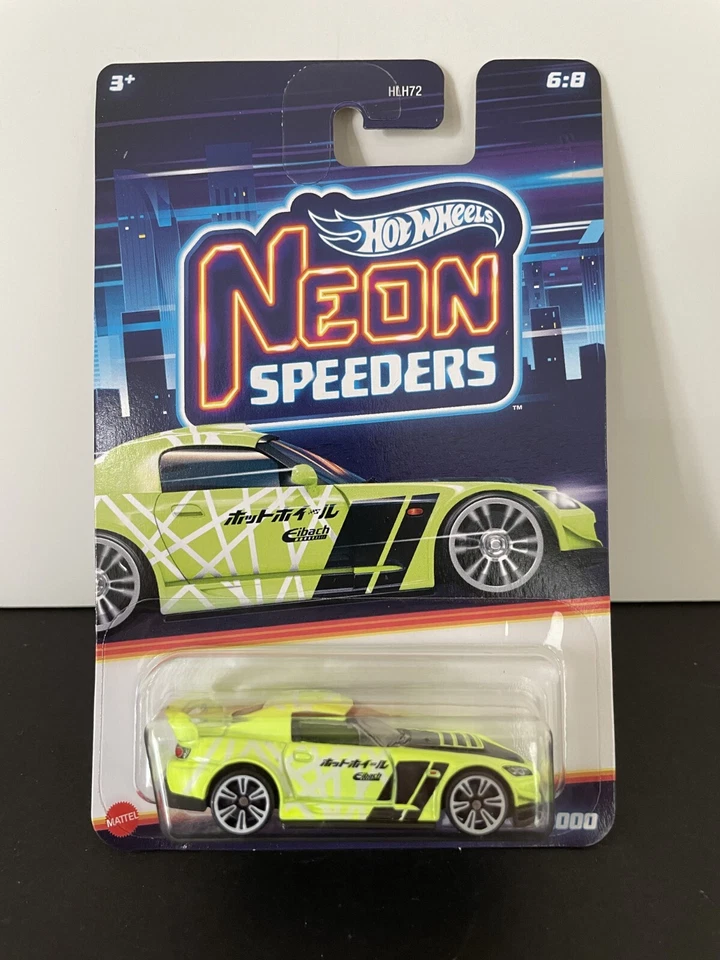 HOT WHEELS HONDA S2000 VERDE LIMA CON PROTECTOR VELOCISTAS NEÓN EXCLUSIVO DE WALMART Foto 2 de 4