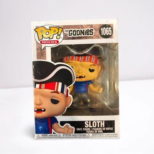 FUNKO POP! MOVIES: The Goonies Sloth Vinyl Figure 1065 Pirate Hat New