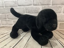 Douglas Cuddle Toys black lab Labrador puppy dog plush stuffed animal toy 12  