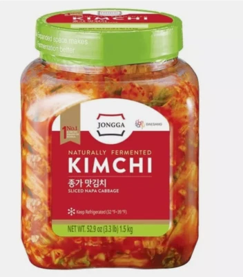 Jongga Sliced Cabbage Kimchi 52.9oz =3.3lb The Leading Producer of Kimchi $24