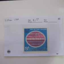 Vietnam - Scott #   1760  (Global Population)   MNH