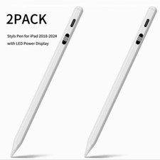 2PACK For Apple Pencil with LED Power Display for iPad 10/9/Pro/Mini 2018-2024
