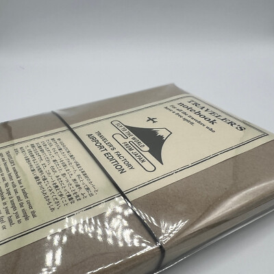 Traveler's Company Narita Airport Edition Notebook Leather Planner