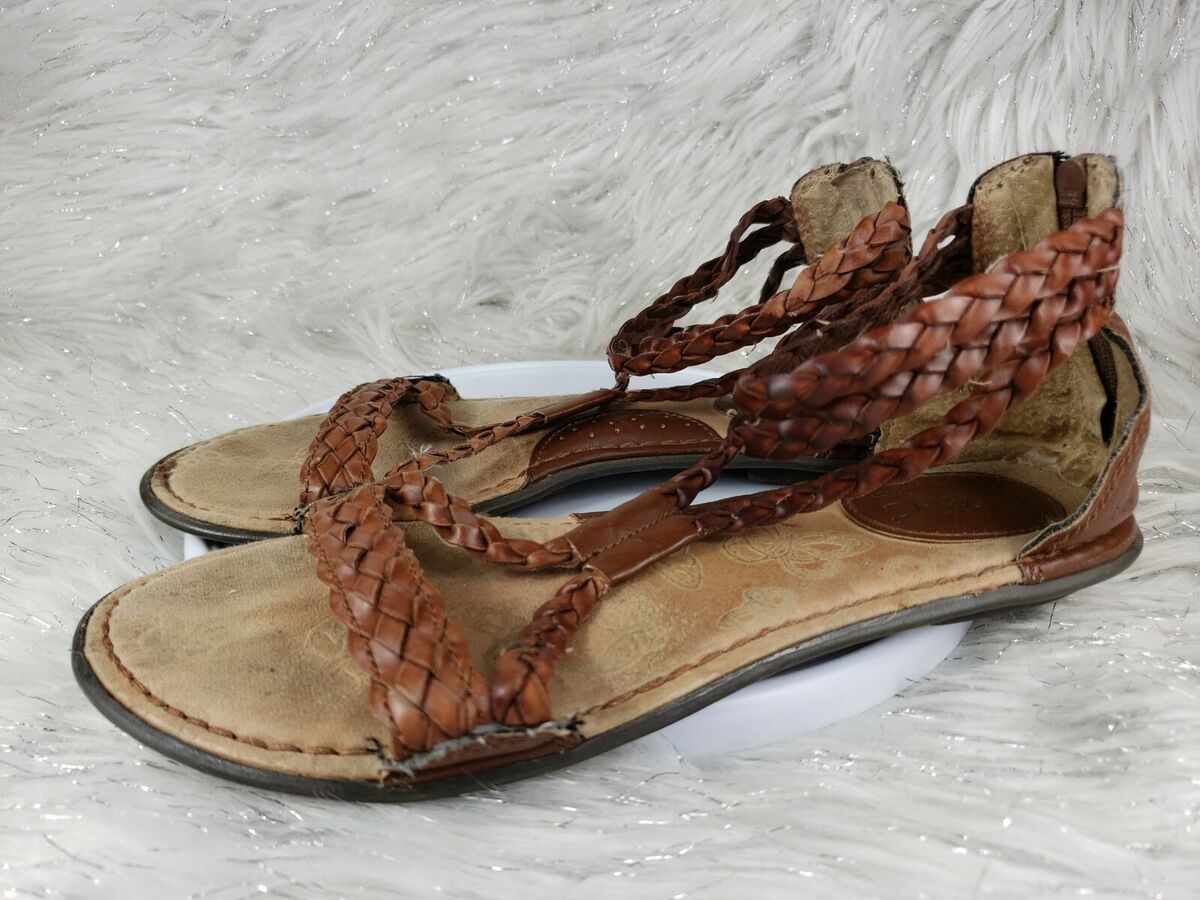 Boc Born Womens Size 7 Macedonia Braid Strap Sandal Brown Boc Born Womens Size 7 Macedonia Braid Strap Sandal Brown