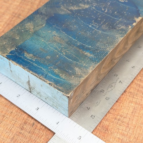 Lotto 941 Piastra Bronzo 1-5/16 ""X4""x7-1/2"" ±11# Vintage Machinista Metallo Lotto!935 - Foto 5 di 11