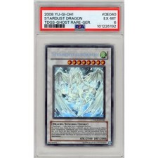 Yu-Gi-Oh! - Sternenstaubdrache - The Duelist Genesis - 040 - Ghost Rare - PSA 6
