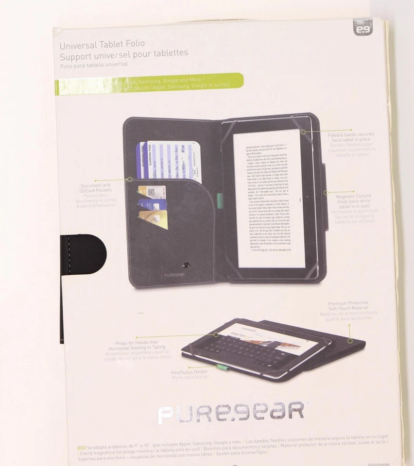 Pure Gear Universal Tablet Folio 9"-10" iPad / Tablet Case Cover & Organizer - Image 2 of 4