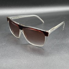 Golden Sun Collection 101 Flat-Top Sunglasses Tort/Crystal VTG Gradient Used