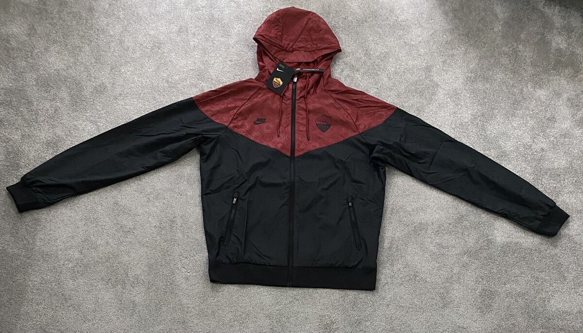Mens Nike AS Roma Jacket CI1321 014 Football Windrunner Mens Nike AS Roma Jacket CI1321 014 Football Windrunner