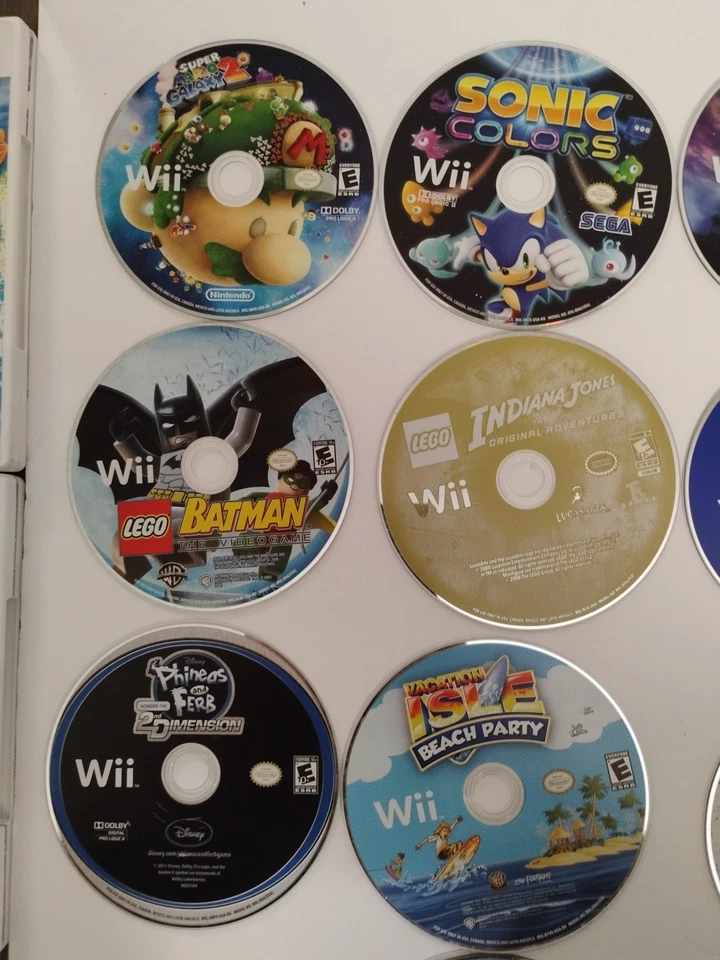 Lote de 25 Videojuegos Nintendo Wii Todos Probados Todos Funcionando Foto 2 de 4