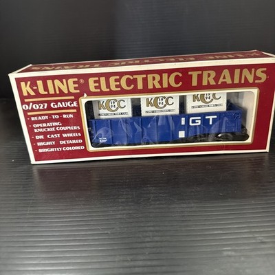K-Line K90005IC Kline Collectors Club Gondola with Container Load 1994
