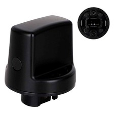 VERCCA Keyless Ignition Switch Knob Push Turn Start Cap and Insert Black