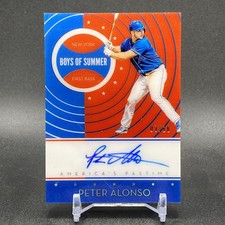 2019 Panini America's Pastime Boys of Summer Autographs Pete Alonso /10