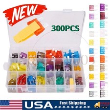 300pcs Car Blade Fuses Assortment Assorted Kit Blade Set Auto Truck Automotive