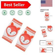 Breathable Cotton Baby Knee Pads - 2 Pcs Anti-Collision Protectors for Crawling