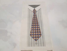 SHIRT AND TIE-AMANDA LAWFORD-HANDPAINTED NEEDLEPOINT CANVAS