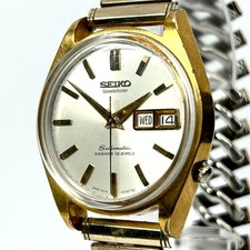 Seiko Day Date Automatic Watch 36mm Stainless Steel 6218-8950 wrist 17cm