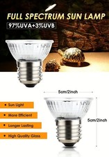 Turtle Reptile Lamp 25/50/75/100 Watt UVA / UVB light