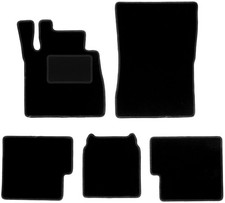 Fußmatten Automatten Velours Schwarz für Mercedes G W463 Long 2008-2018 5-tlg