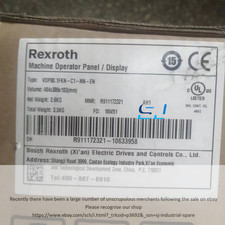 New Rexroth R911172321 VDP80.1FKN-C1-NN-EN Monitor & TV Auxiliary Components