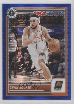 2023-24 Panini NBA Hoops Premium Stock Blue Pulsar Prizm 16/75 Devin Booker 1e3h