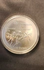 Sterling Silver 1976 Montreal Olympics Lacrosse $10 Canadian Coin (1.44 Oz)