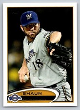 2012 Topps #262 Shaun Marcum Milwaukee Brewers