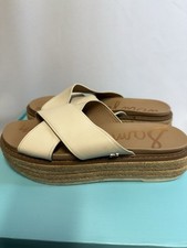 Sam Edelman Korina size 8 espadrille platinum, Slide, Sandal Natural/Ivory