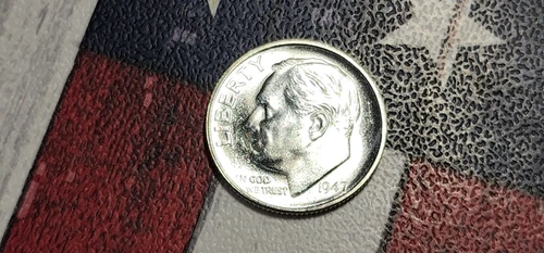 1947-S  Roosevelt Silver Dime BU "FREE SHIPPING"