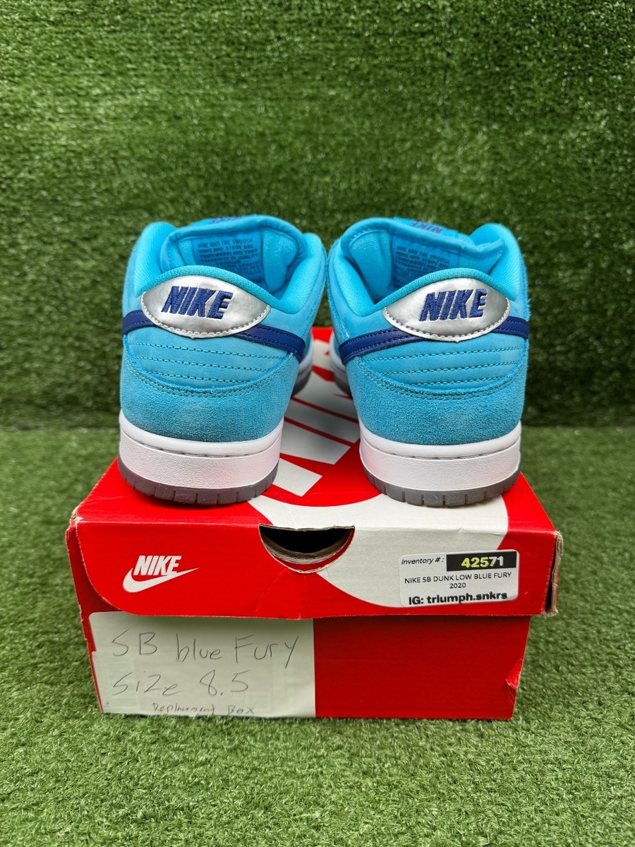 Size 8.5 - Nike Dunk SB Low Blue Fury 193658008976| eBay