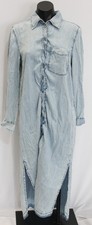 Gap Women's Gap Studio Draped Denim Shirtdress AR8 Light Indigo Small NWT
