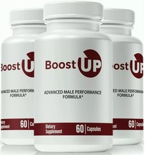 (Pack of 3) BoostUp for Men Boost Up Male Performance 60 Caps for Boost Stamina