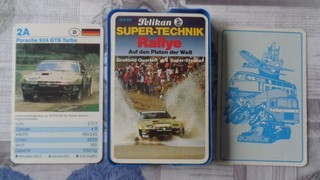 Quartett Motorsport Rallye Porsche 924 GTS Fiat 131 Opel Kadett GTE VW Golf GTI