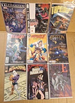 Lot 9 DC Comics Metamorpho Mister E, Impulse Ultimates Batgirl Robin Ungraded 