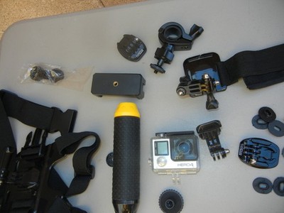 GOPRO HERO 4 Camera bundle - INCL Black Pro Bag of Accessories