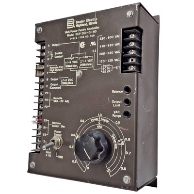 BASLER ELECTRIC  SPC-250-G-60  VAR/POWER FACTOR CONTROLLER   120-600 VAC  60 HZ