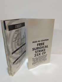 Surgical Strike (Sega CD, 1995) Complete and tested.