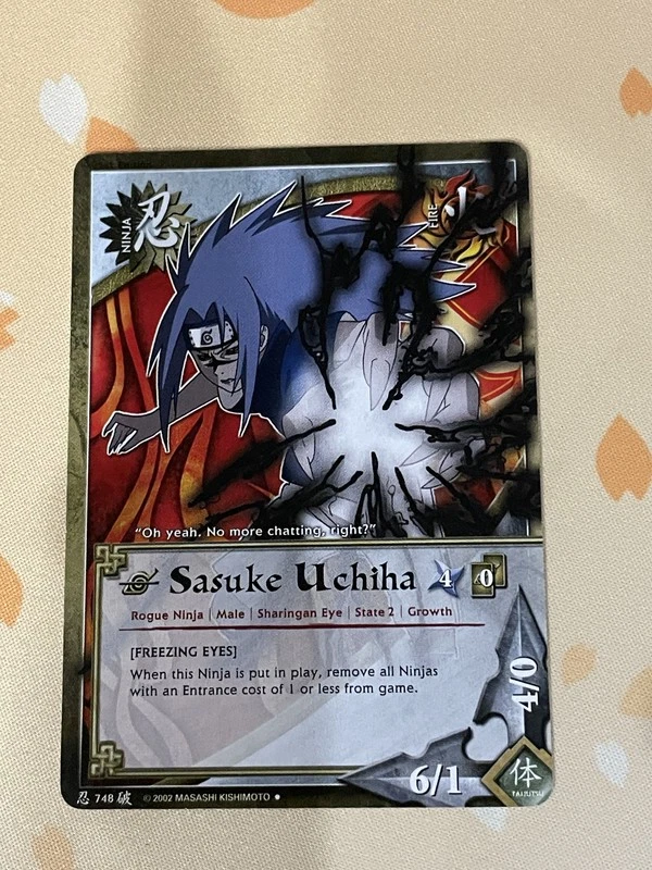 Naruto Sasuke In Individual Collectible Card Game Cards for sale