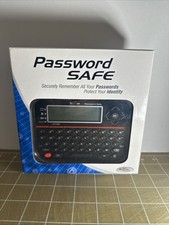 RecZone Password Safe Model 595 Backlit LCD Built-in Memory Storage NEW