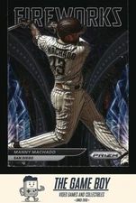 2022 Panini Prizm Fireworks #F-9 Manny Machado San Diego Padres