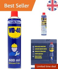 600ml WD-40 Multi-Purpose Lubricant Spray - Cleans, Lubricates & Protects 23.32 per litre