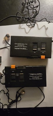 Vintage Realistic TRC-504 Voice Activated FM Transceiver Walkie Talkies   Tested